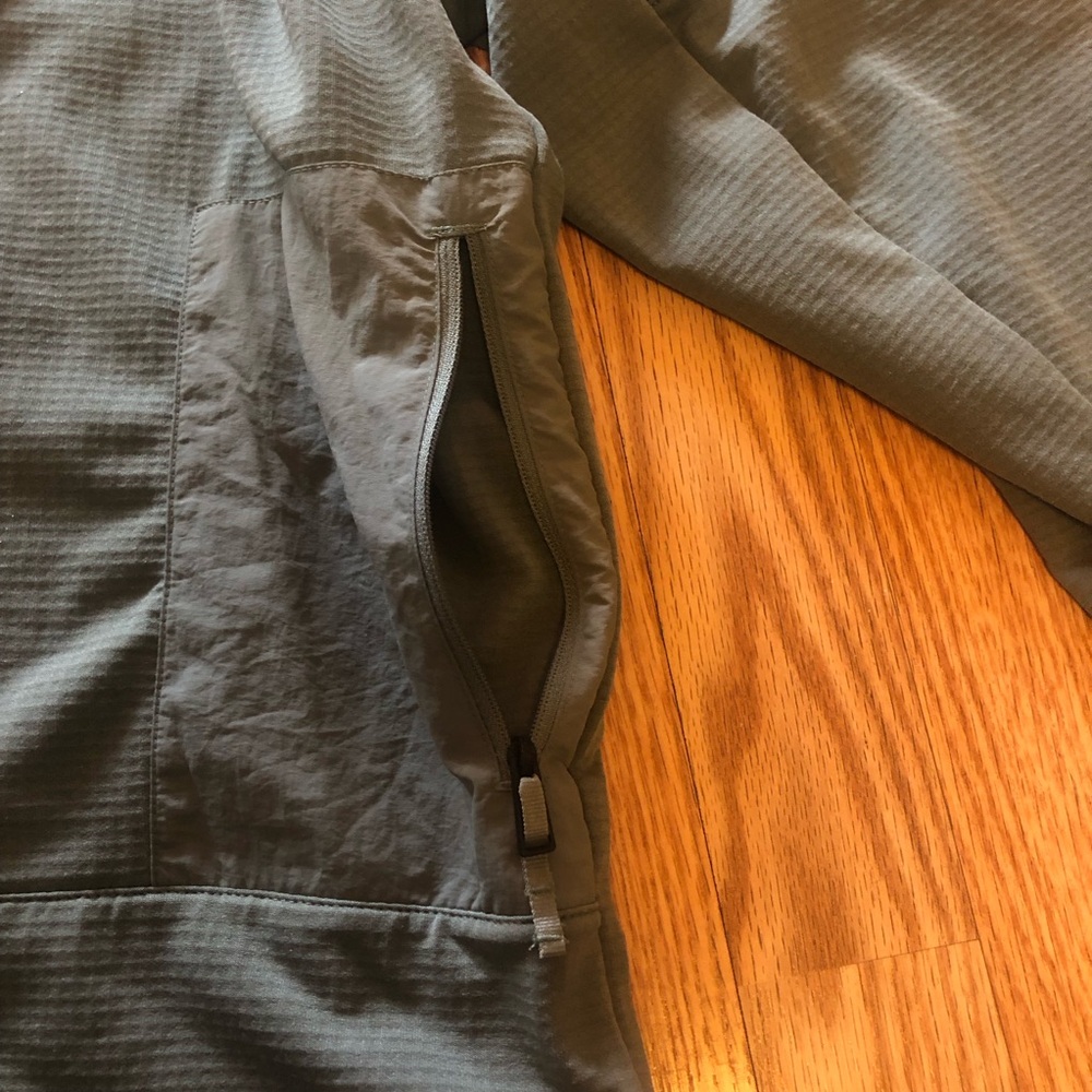 The North Face Men’s Wayroute Full Zip Fleece Jacket Sz Large Agave Green EUC - Picture 15 of 15